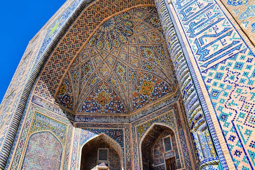 솔로 여행 우즈베키스탄 사마르칸트 레기스탄 광장