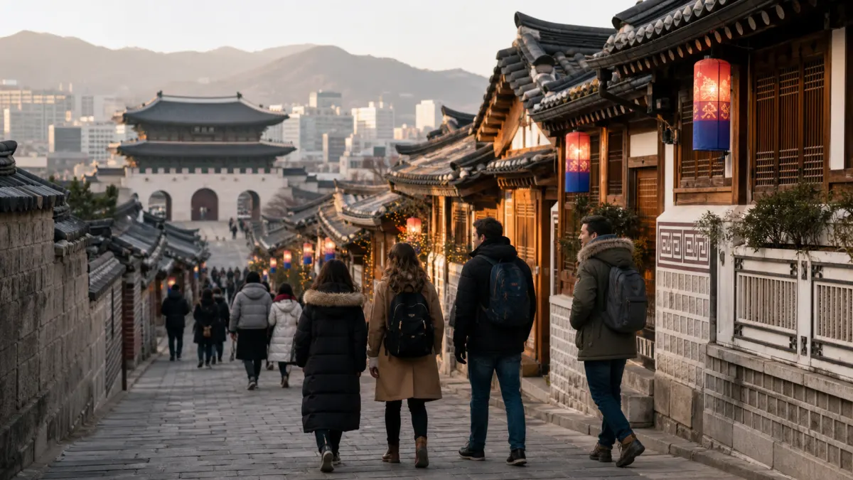 외국인과 서울 설날 연휴: 고궁·민속박물관·시장 선택법 여행 사진